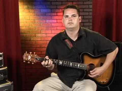 Nasıl İçin Akustik Rock Ritim Gitar: Oyun Gitar: E Ve F Chord İlerleme Resim 1