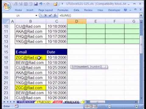 Ytl Excel #123: Dizi Formülünde Sayısı E-Postalar