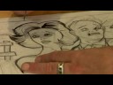 Mürekkep Çizim Çizimler : Saç Çizim Teknikleri Resim 4