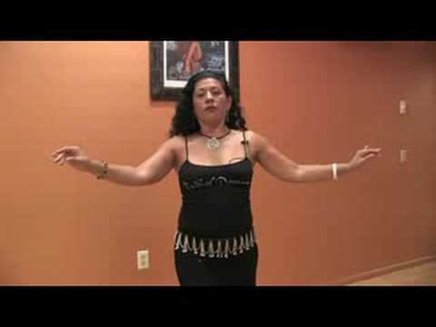 Manevi Göbek Dansı: Omuz Manevi Oryantal Dans İçinde Çalışma