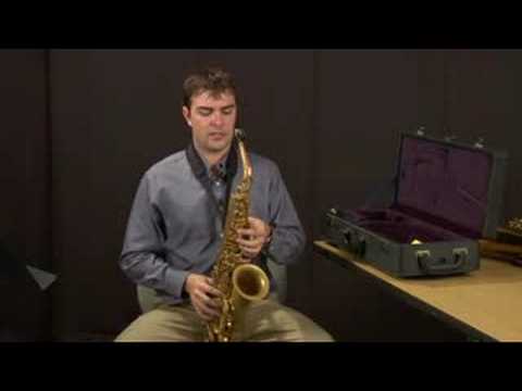 Saksofon Dersleri Yeni Başlayanlar İçin: Düzeltmek Duruş Saksafon Oyuncular Başlangıç İçin Resim 1