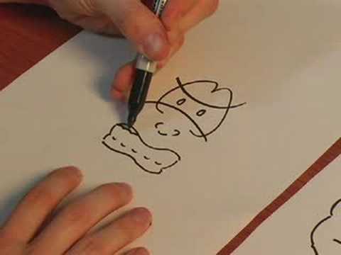 Çizgi Film Yüz İfadeleri Çizmeyi: Kızgın Çizgi Film İfadeleri Çizmek İçin Nasıl Resim 1