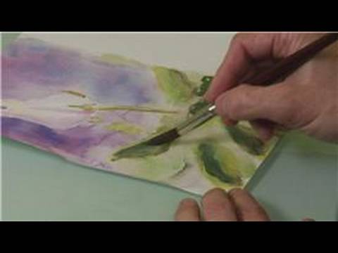 Nasıl Bir Gül Sulu Boya İle Boyamak: Nasıl Suluboya Resimler Ayrıntılarda Boya İçin