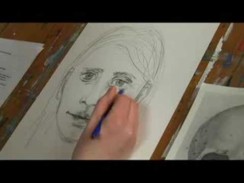 Yüzü: Teknikleri Çizim Karanlık Yüz Gölgeler Çizim