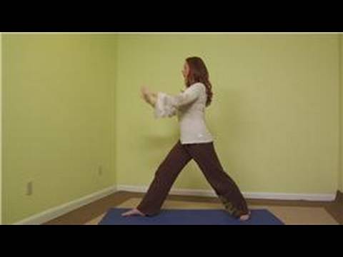 Yoga Savaşçı Poz Bir Varyasyonu : Savaşçı Bir Yoga Duruşu, Nefes 