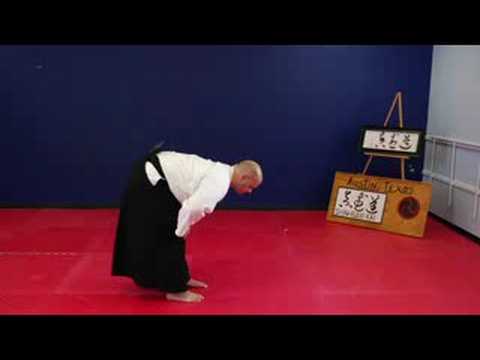 Aikido Egzersizleri Ve Uzanıyor: Aikido İleriye Doğru Uzanıyor