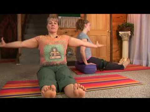 Yoga Poses Oturmuş: Yoga Poses Oturmuş: Yoğun Batı Streç Resim 1
