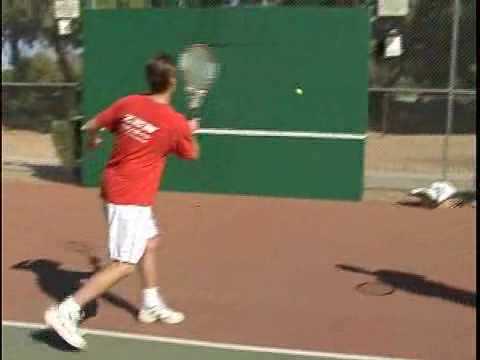 Acemi Tenis : Acemi Tenis: Forehand Spin Uygulanan Resim 1