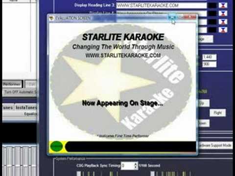 Compuhost Karaoke İçin Tutorials Gösterir: Compuhost Ekran Boyutları Karaoke İçin