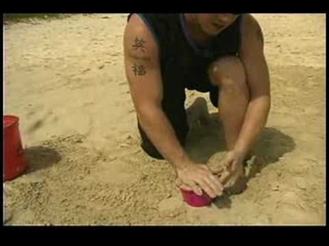 Nasıl Bir Sandcastle Kurmak: Önceden Oluşmuş Sandcastle Bina İçin Şekiller
