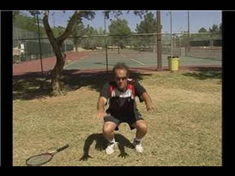 Tenis Oyuncuları İçin Egzersizler: Bodur Matkaplar Tenis İçin Ayakta Resim 1