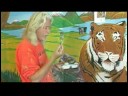 Nasıl Duvar Boya İçin: 3-B Tiger Kürk Duvar Resimleri Üzerinde