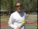 Teniste Servis Döndükten : Backhand Dilim Tenis Hizmet Verir 