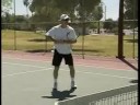 Çapraz-Kortu Tenisi Çekim: Sallanan Voleybolu Tenis Atış Resim 3