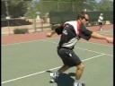 Tenis Çeviklik Matkaplar : Tenis Backhands İçin Ayak Hareketi  Resim 3