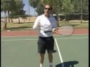 Teniste Servis Döndükten : Spin Backhand Tenis Hizmet Verir  Resim 3