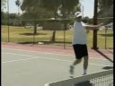 Çapraz-Kortu Tenisi Çekim: Sallanan Voleybolu Tenis Atış Resim 4
