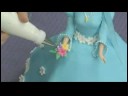 Prenses Bebek Pasta Dekorasyon : Kek İçin Prenses Elbise Dekorasyon  Resim 4