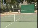Teniste Servis Döndükten : Cross-Court Spin Tenis Hizmet Verir  Resim 4