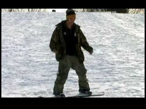 Bir Snowboard Üzerinde Durdurmak İçin Nasıl Bir Snowboard Üzerinde Tehlikeleri Durdurmak  Resim 1