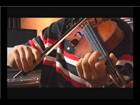 Keman Dersler: A Melodik Küçük Ölçek: Keman Bir Melodik Küçük Ölçekte: 8 Derece Resim 1