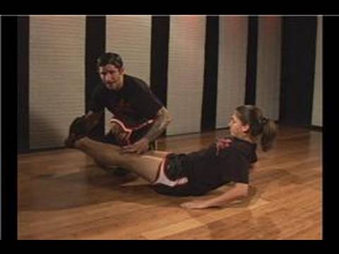 Kickboks Fitness İçin Karın Egzersizleri: Kickboxing Fitness: Kick-Out Karın Egzersizleri Resim 1