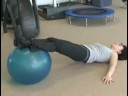 Bosu Ve Denge Topu Egzersizleri : Hamstrings Ve Kalçalar İçin Egzersiz Denge Topu  Resim 4