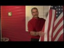 Nasıl Bir Amerikan Bayrağı Ele : Ya Da Yatay Bir Personelden Bir Amerikan Bayrağı Asılı  Resim 4