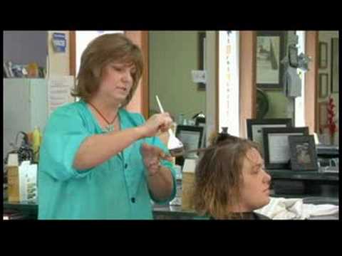 Saç Vurgulama : Röfle İçin Saç Taramak 
