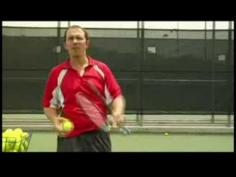 Tenis Nasıl Oynanır : Tenis Hizmet Düz Vurmak İçin Nasıl  Resim 1