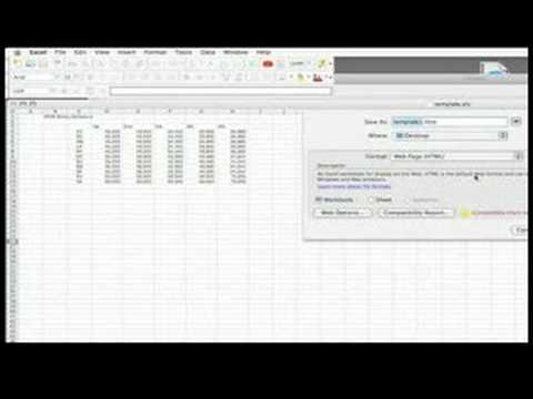 Microsoft Excel İpuçları: Nasıl Bir Excel Çalışma Sayfasındaki Html Olarak Kaydetmek Resim 1