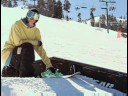 Snowboard Tricks: 5-O Biler: Snowboard: 5-0 Eziyet Bir Küpeşte Üzerinde Resim 4
