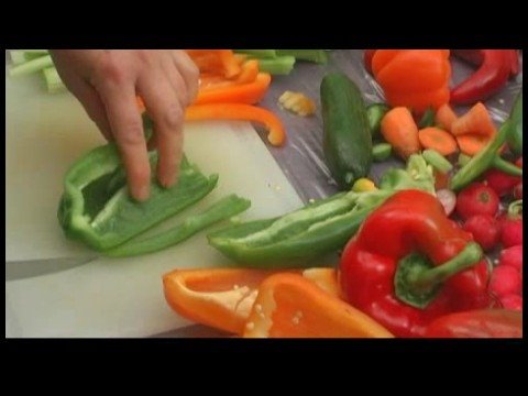 Yemeklik Bitkisel Düzenlemeler Yapmak : Yemeklik Bitkisel Düzenleme: Dilimleme Biber Ve Karnabahar