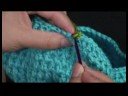 Şapka Tığ İşi Nasıl Yapılır : Bir Şapka Sınır Crocheting: 2 Satır
