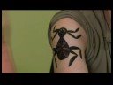 Bir Örümcek Yüz Boyalar İle Boyama: Bir Örümcek Gölgeleme Yüz Boyama Resim 3