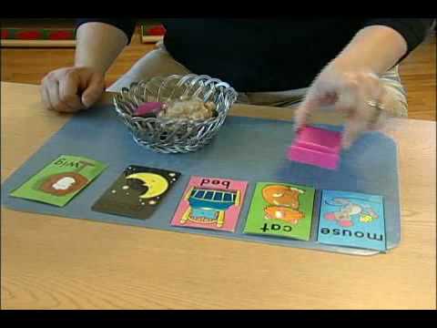 Montessori Dil Etkinlikleri : Montessori Nesneleri Eşleştirme Etkinliği Resim 1