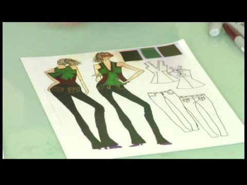 Pantolon & Altları İçin Moda Tasarımı : Flare Leg Pantolon İçin Moda Tasarımı 