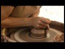 Çanak Çömlek Çökme Ve Tork Teknikleri Clay : Spin Bir Tekerlek Üzerinde Kil Ortalama  Resim 4