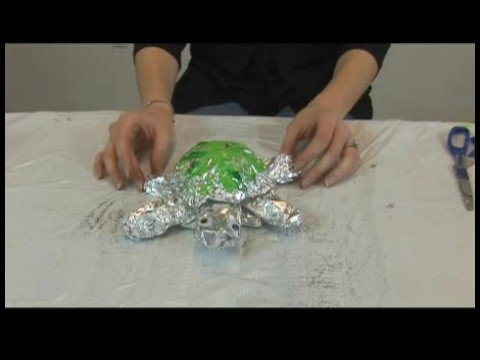 Çocuk\'s El Sanatları: Kalay Folyo Kaplumbağalar : Kalay Folyo Kaplumbağalar: Yaş sınırı Resim 1
