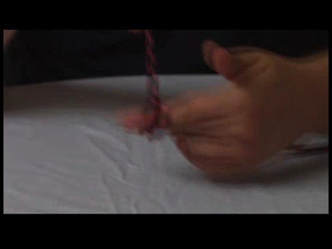 Düğüm Talimatları Bağlama : Bağlama Çift & Üçlü Yumruk Stopper Knot Resim 1