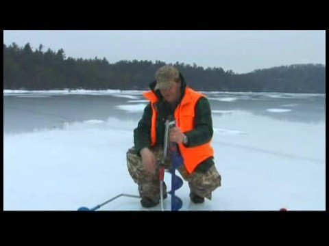 Helezonlar Kullanarak Buz Balıkçılık İpuçları : Katlanır Buz Balıkçılık Bir Burgu İle  Resim 1