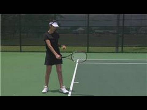 Nasıl Teniste Servis : Tenis Temel Hizmet: Spin Oluşturmak İçin Kavrama  Resim 1