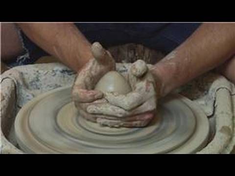 Santa Fe Tarzı Çömlek Yapım : Clay Wedging Ve Ortalama Santa Fe Tarzı Pot  Resim 1