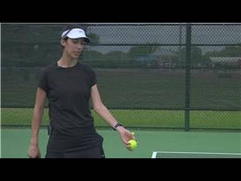 Teniste Servis Nasıl Yapılır : Tenis Temel Servis Atışı Resim 1