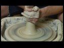 Santa Fe Tarzı Çömlek Yapım : Clay Wedging Ve Ortalama Santa Fe Tarzı Pot  Resim 3