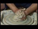 Santa Fe Tarzı Çömlek Yapım : Clay Wedging Ve Ortalama Santa Fe Tarzı Pot  Resim 4