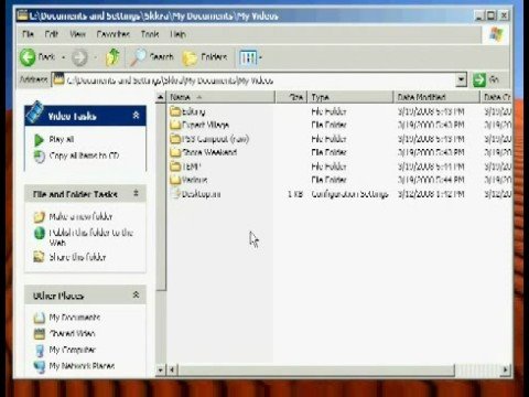 Klasör Organizasyon Belgelerim Windows Xp : Belgelerim Windows Xp: Video Organizasyonu Resim 1