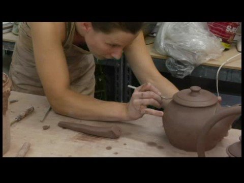 Nasıl Bir Seramik Çay Seti Yapmak : Seramik Çay Seti: Kolu Hazırlanıyor  Resim 1