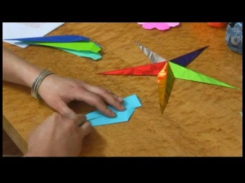 Origami Modelleri : Origami İnce Yıldız
