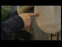 Woodturning: Torna Ve Zımpara Bir Kase : Woodturning: Kaldırma Kase Alet İzleri